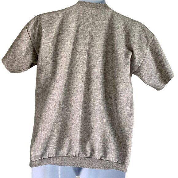 F&P Cotton Short Sleeve Sweatshirt Top Italy Le Gondole Size Large - Picture 10 of 10